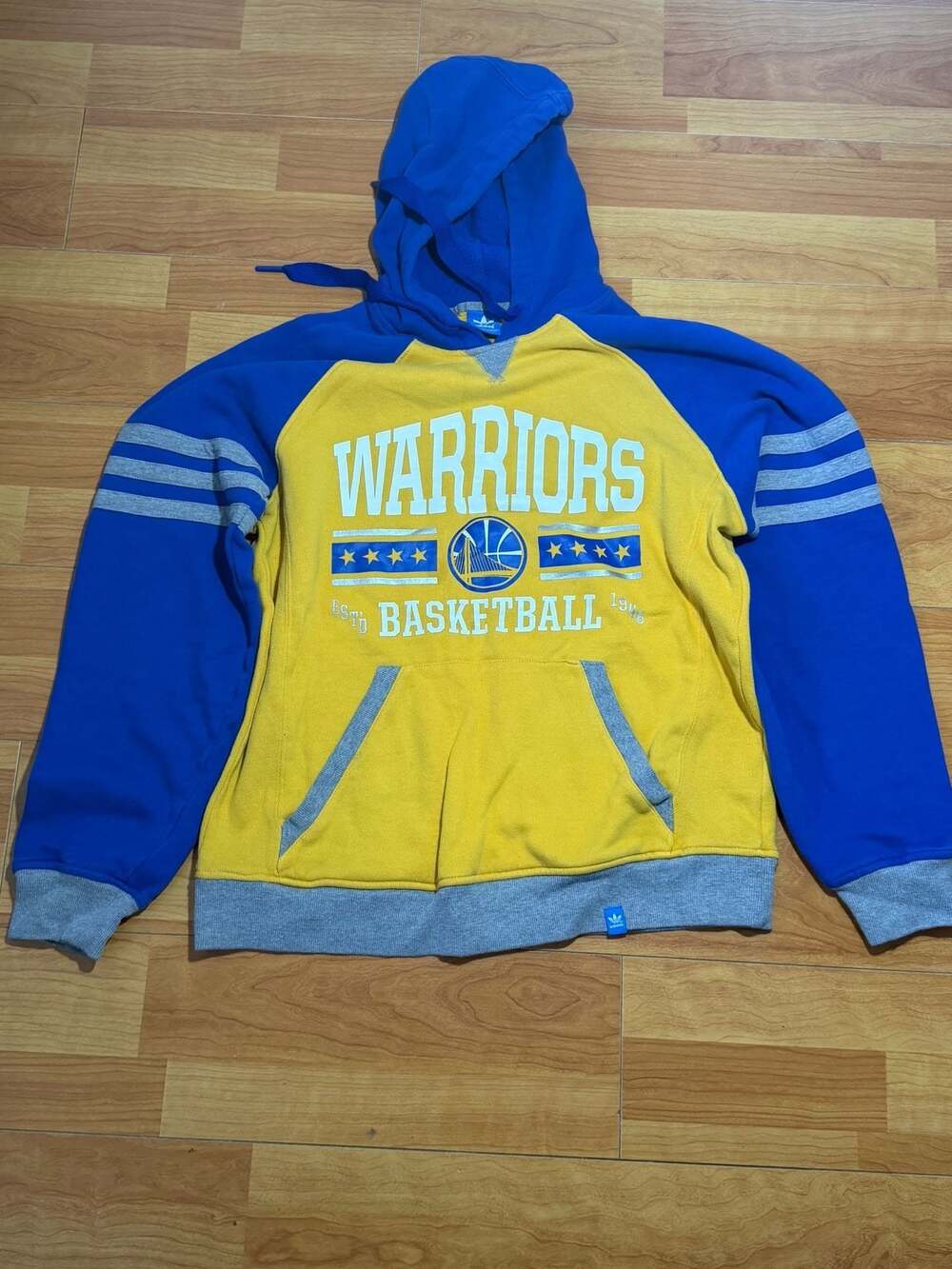Adidas Golden State Warriors Basketball Pullover Hoodie